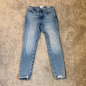 Frame Denim Light Blue Skinny Jeans